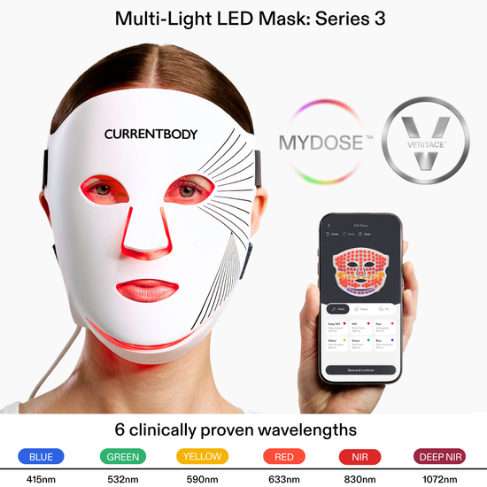 LED Red Light Therapy Face Mask: Series 3