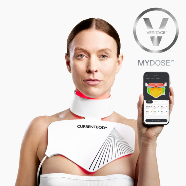 CURRENTBODY ネック用 LED Neck Mask | Décolletage and Chest Light Therapy | CurrentBody