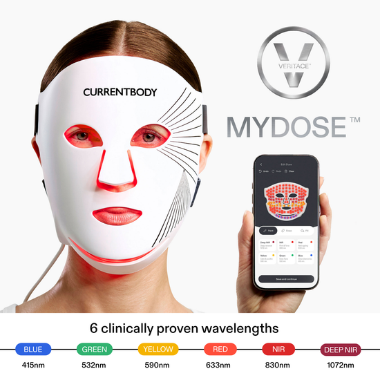 LED Face Mask | Red Light Therapy Masks | CurrentBody LED Face Mask | Red Light Therapy Masks | CurrentBody