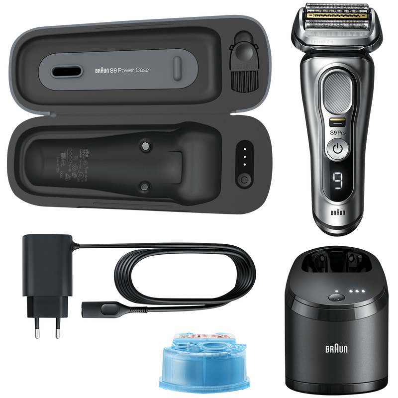 BRAUN Series 9 Pro Plus Electric Shaver with ProTrimmer Instruction Manual