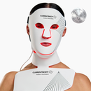 Woman wearing the CurrentBody Series 2 LED Face & Neck Kit