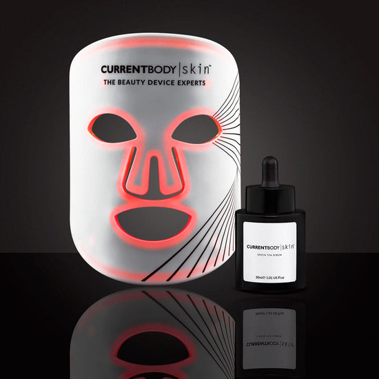 CurrentBody Skin LED Face Mask & Green Tea Serum (30ml)