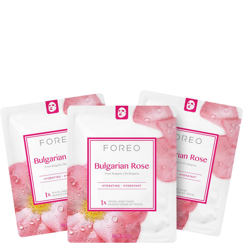 FOREO Bulgarian Rose Moisture-Boosting Sheet Face Mask | CurrentBody