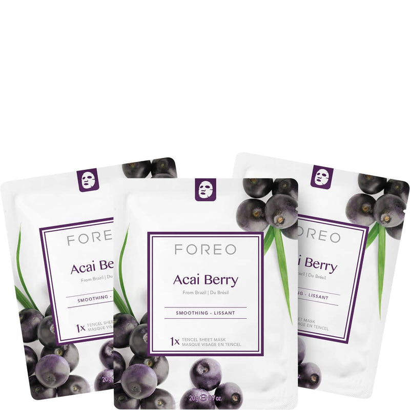 Acai Mask Berry Sheet | Firming FOREO Face CurrentBody