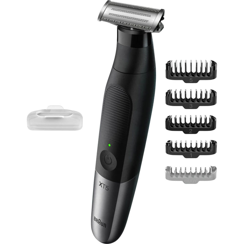 Braun Series XT5 Beard Trimmer, Electric Shaver for Men, Manscaping Kit, Durable Blade, XT5100