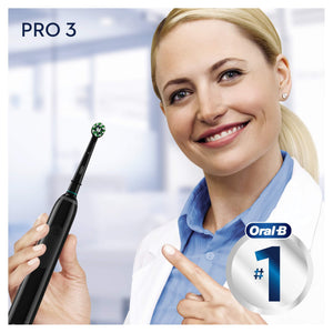 Oral-B Pro 3 3000 Cross Action Electric Toothbrush - Black