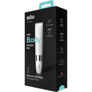 Braun Body Mini Trimmer BS1000, Electric Body Hair Removal