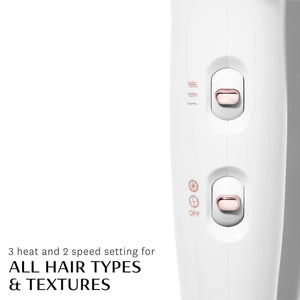 T3 Fit Compact Hair Dryer - White